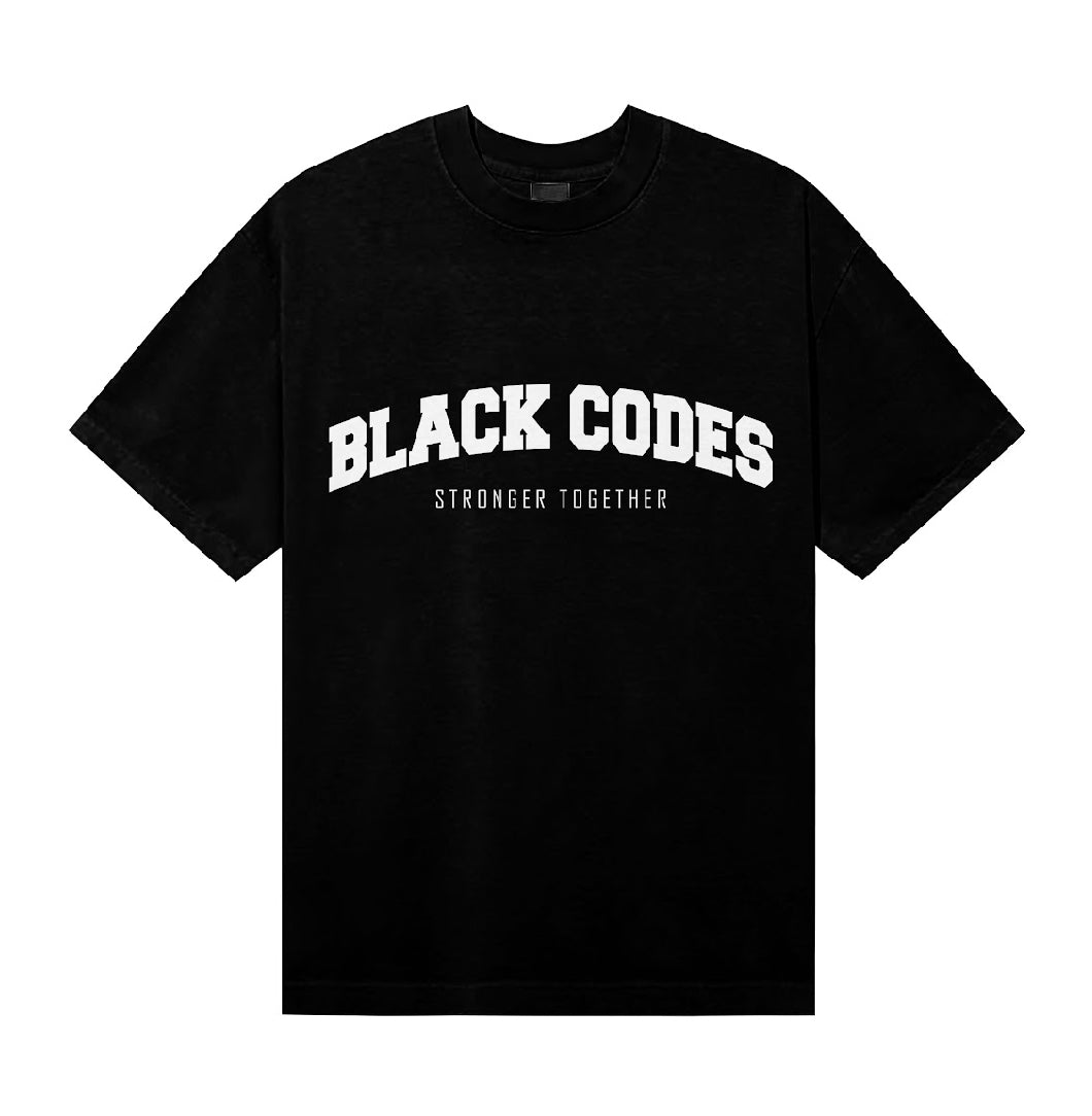 Black Codes USA - FlagShip Tee Black