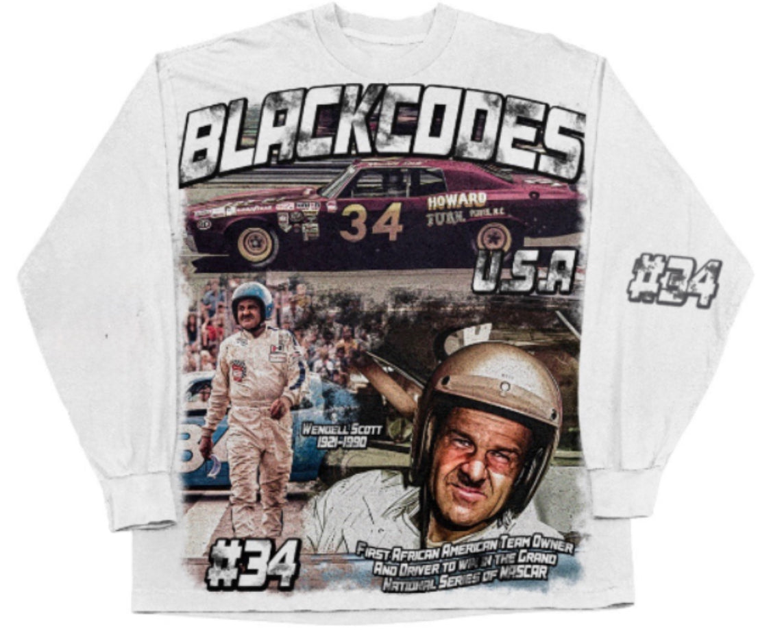 Wendell Scott Long Sleeve Tee