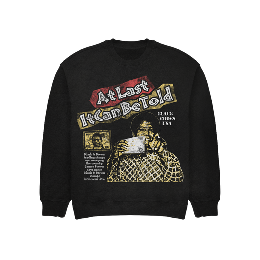 James Brown - Black & Brown Stamps Sweater